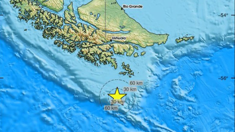 Σεισμός 7,4 Ρίχτερ στο πέρασμα του Ντρέικ νότια της Αργεντινής