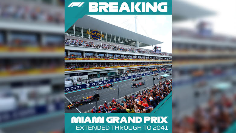 Έπεσαν οι «χρυσές» υπογραφές- Μέχρι το 2041 επεκτάθηκε το συμβόλαιο της F1 με το Μαϊάμι Grand Prix