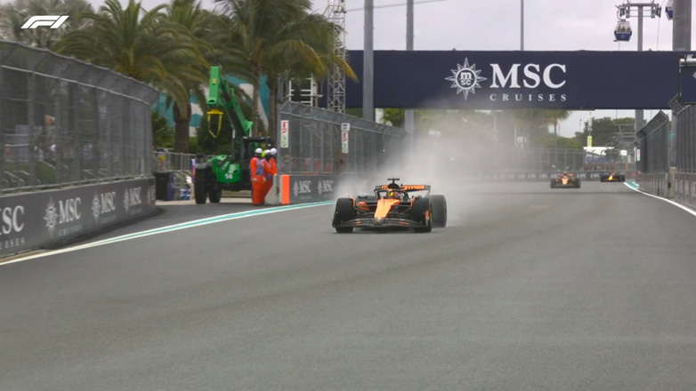 F1 Sprint Race: «Ορατότης μηδέν…» και κόκκινη σημαία- Με αυτοκίνητο ασφαλείας ο τερματισμός και πως ευνοήθηκε ο Norris