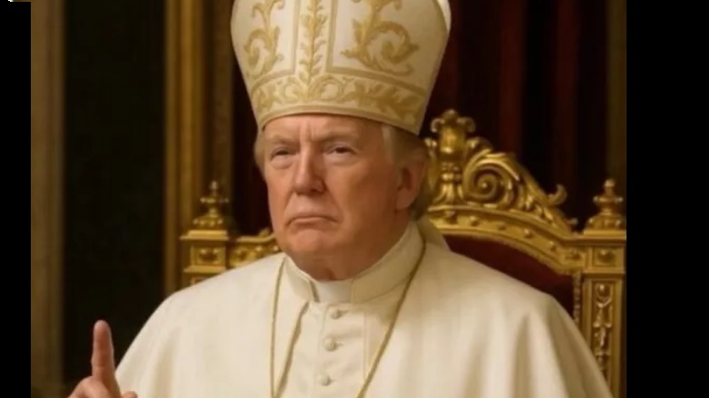 Viral η φωτογραφία του Τραμπ ως… νέος Πάπας