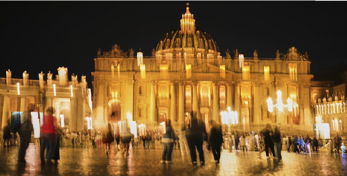 Στην πλατεία του Αγίου Πέτρου στο Βατικανό