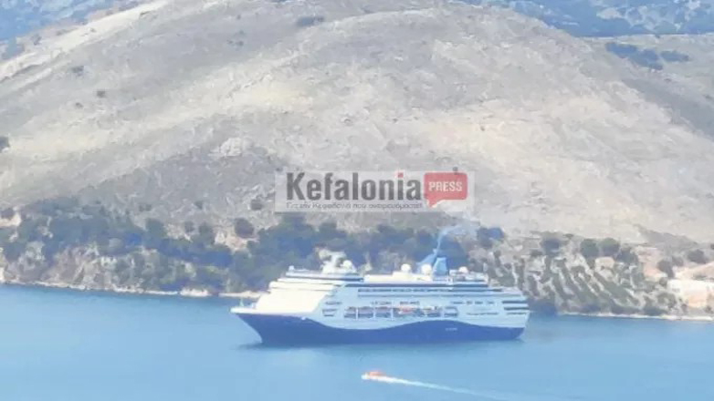 Κρουαζιερόπλοιο προκάλεσε διακοπή ρεύματος στο Αργοστόλι