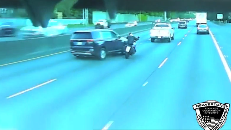 Εγκληματική κίνηση από οδηγό Ι.Χ. απέναντι σε μοτοσικλετιστή (Βίντεο)