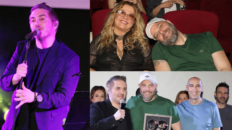 Μιχάλης Χατζηγιάννης: Πλήθος κόσμου στην απονομή του δίσκου του – Φωτογραφίες