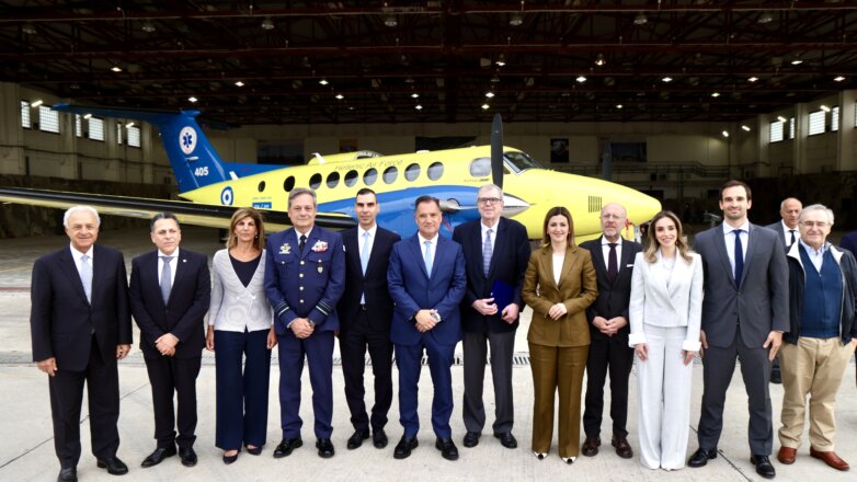 Παραλαβή αεροσκάφους από το Ίδρυμα Σταύρος Νιάρχος για την ενίσχυση του στόλου του ΕΚΑΒ