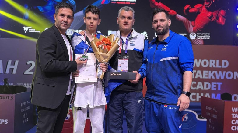 «Ασημένιος» στο παγκόσμιο πρωτάθλημα Ταεκβοντό ο Νικολάου