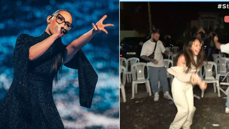 Eurovision 2025: «Τα έσπασαν» όλα στη γειτονιά της Klavdia – Λύγισε μπροστά στην κάμερα η γιαγιά της