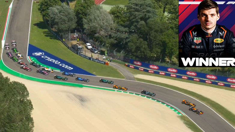 F1 Imola: Νικητής ο Verstappen με μαγική κίνηση στον πρώτο γύρο