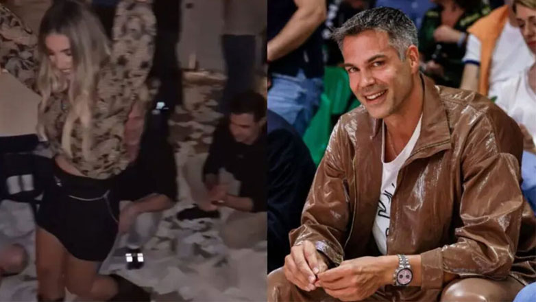 Αθηνά Οικονομάκου: Το ζεϊμπέκικο της ηθοποιού μπροστά στον Bruno Cerella