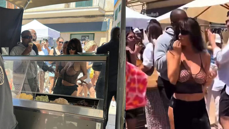 Βίντεο: Η Bianca Censori βγήκε σχεδόν γυμνόστηθη για παγωτό στην Ισπανία – Τα έχασαν οι κάτοικοι