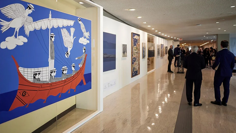 Θαλασσογραφίες διακεκριμένων Ελλήνων ζωγράφων εκτίθενται στον ΟΗΕ