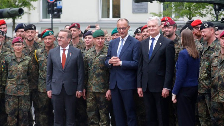 Λιθουανία -Φρ. Μερτς: «Είμαστε αποφασισμένοι να υπερασπιστούμε το έδαφος του ΝΑΤΟ»