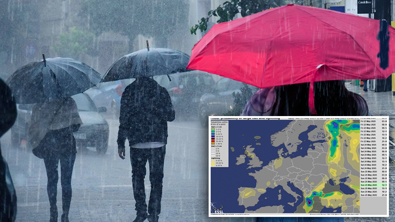 Έρχονται καταιγίδες, χαλαζοπτώσεις και σημαντική πτώση της θερμοκρασίας