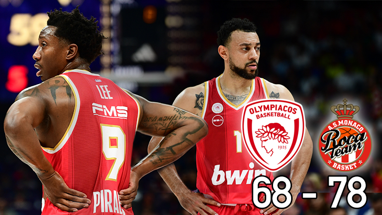 Η Μονακό στον τελικό, 78-68 τον Ολυμπιακό