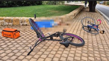 Τροχαίο με ποδηλάτη στη Βαρυμπόμπη