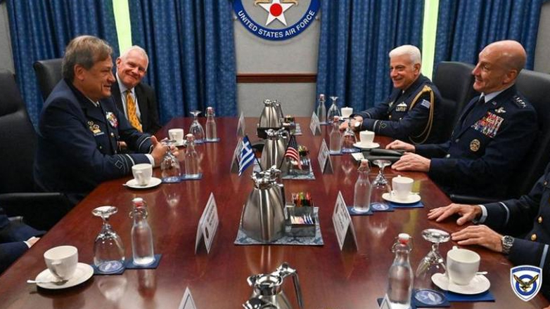 Επίσκεψη του Αρχηγού ΓΕΑ στις ΗΠΑ: Συζητήθηκε το πρόγραμμα για την παραλαβή των F-35