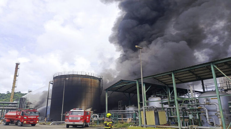 Ισημερινός: Πυρκαγιά στο μεγαλύτερο διυλιστήριο πετρελαίου της χώρας