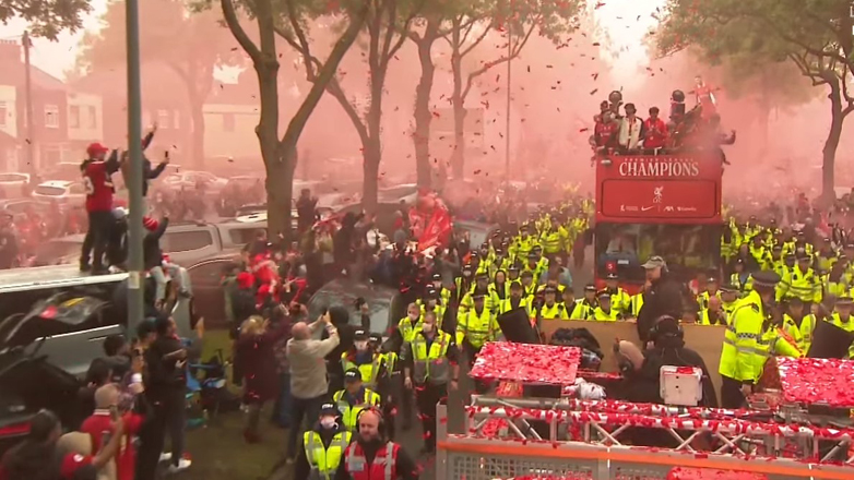 H γιορτή της Λίβερπουλ για την κατάκτηση της Premier League