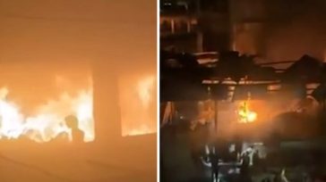 Φρίκη στη Γάζα: Ένα ανήλικο κορίτσι τρέχει μέσα σε φλεγόμενο σχολείο μετά από ισραηλινή επίθεση