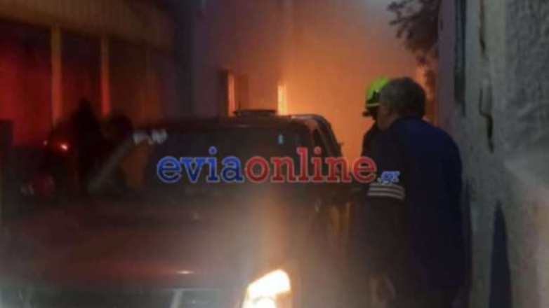 Φωτιά σε ξύλινο σπίτι στην Εύβοια