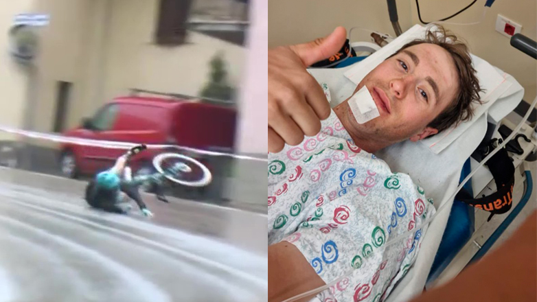 Τρομακτικό ατύχημα για ποδηλάτη που έπεσε σε ρεματιά 15 μέτρων