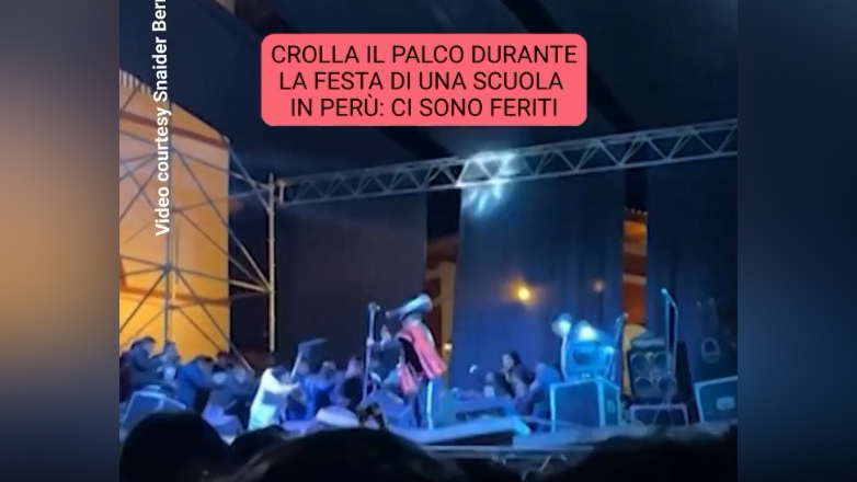 Βίντεο από την κατάρρευση εξέδρας στο Περού κατά τη διάρκεια σχολικής επετείου