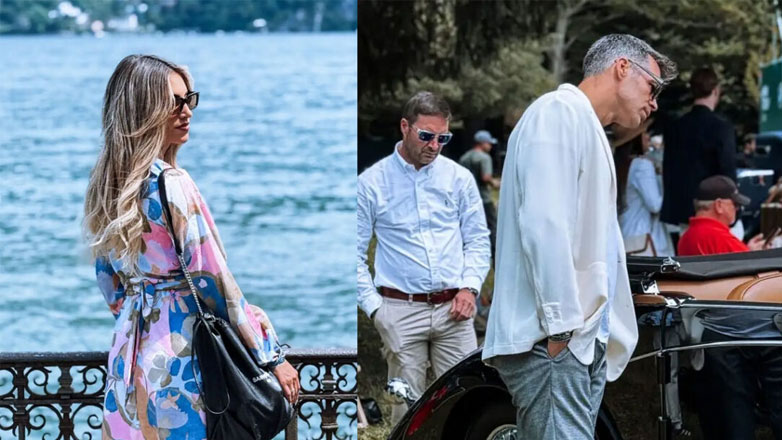 Αθηνά Οικονομάκου – Bruno Cerella: Ρομαντική απόδραση στη λίμνη Κόμο