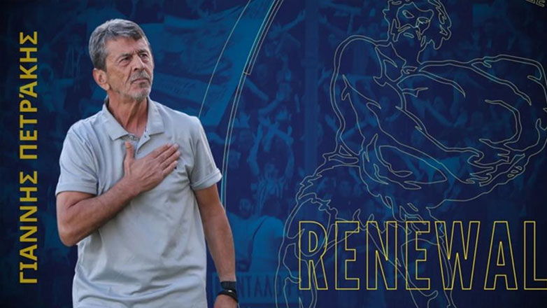 Παναιτωλικός: Ο Πετράκης στον πάγκο και την επόμενη σεζόν