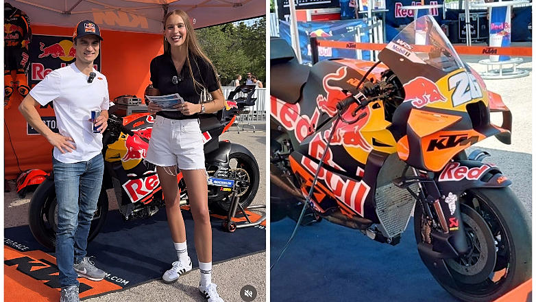 O Dani Pedrosa στο Experience Village του Red Bull Showrun by ALUMIL