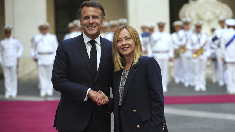 Ιταλία: Τρεις ώρες διήρκεσε η συνάντηση Μελόνι – Μακρόν