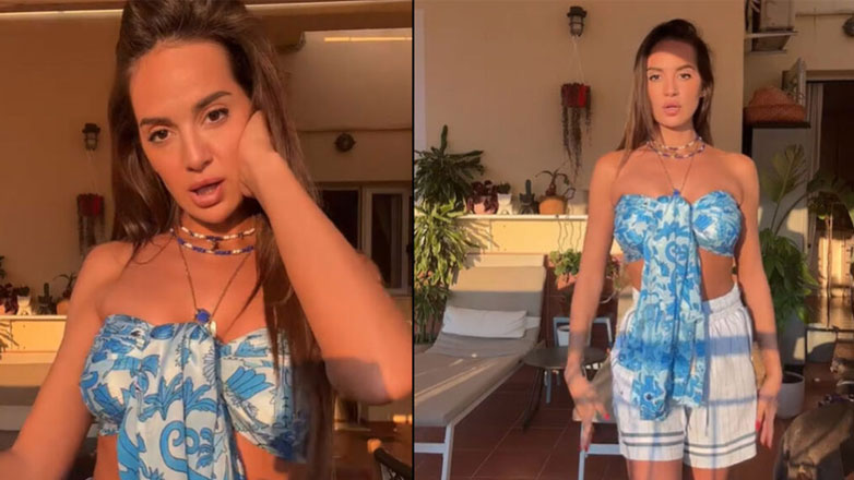 Ρία Ελληνίδου: Χορεύει τσιφτετέλι στο μπαλκόνι του σπιτιού της – Βίντεο