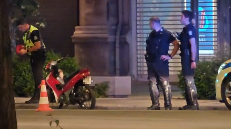 Μοτοσικλετιστής τραυματίστηκε σοβαρά σε τροχαίο στην Πανεπιστημίου