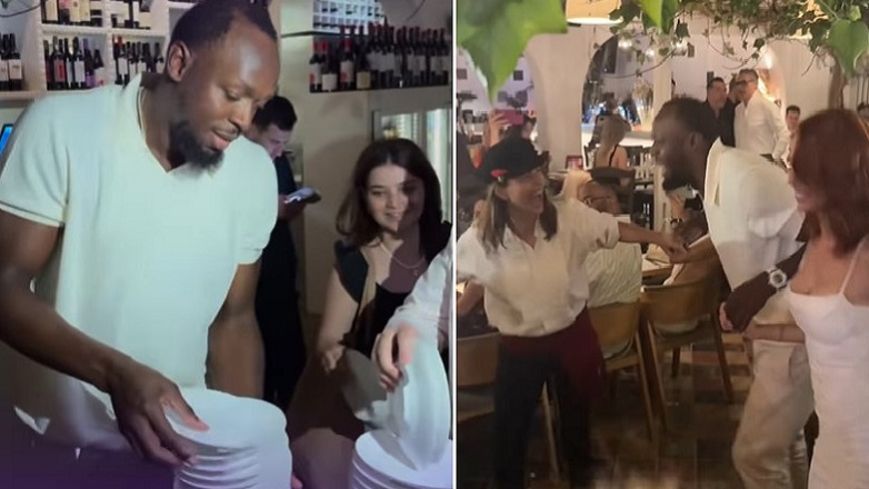 Ώπα! Ο Γιουσέιν Μπολτ «τα έσπασε» με νησιώτικα στη Μύκονο