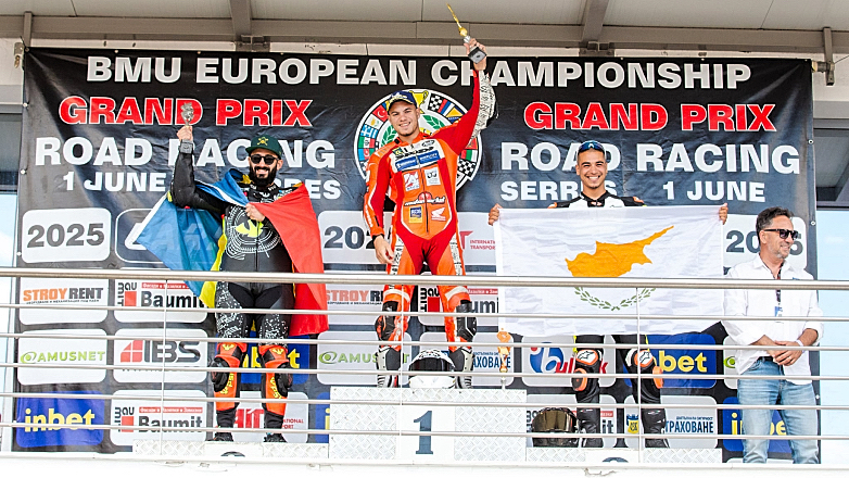 Ο Σπύρος-Μάριος Φουρθιώτης πήρε 2 νίκες στην STK600 του BMU στις Σέρρες