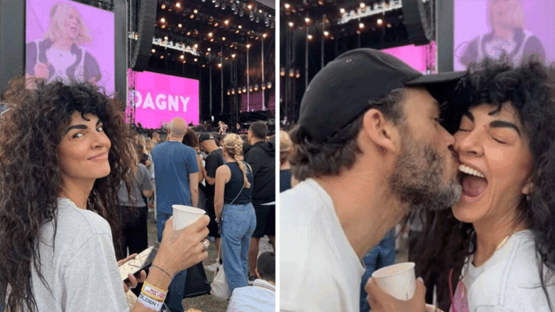 Αντίνοος Αλμπάνης: Φίλησε στο στόμα την Μαρία Σολωμού στην Ιταλία