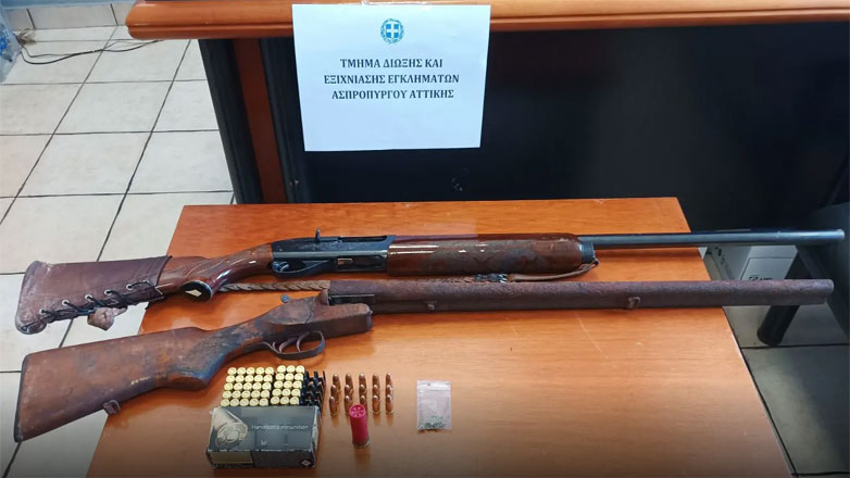 Επιχείρηση της ΕΛ.ΑΣ. στον Ασπρόπυργο για όπλα