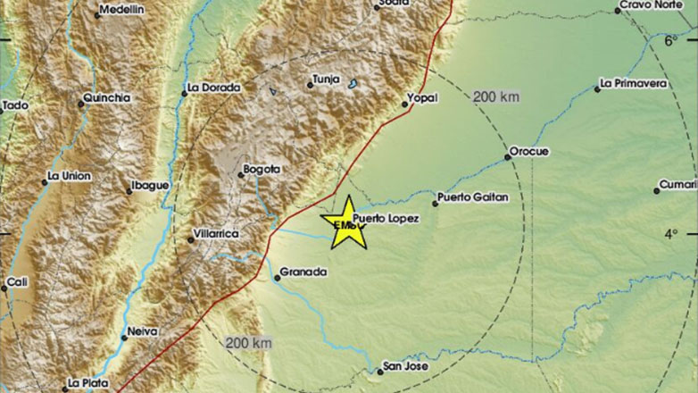 Σεισμός 5,3 Ρίχτερ στην Κολομβία