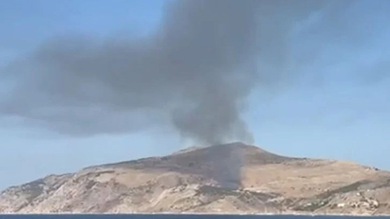 Φωτιά στην Ύδρα