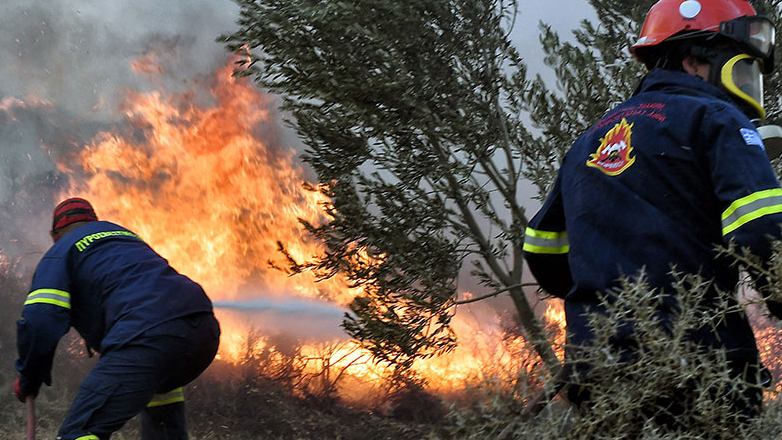 Πυρκαγιά στα Βίλια