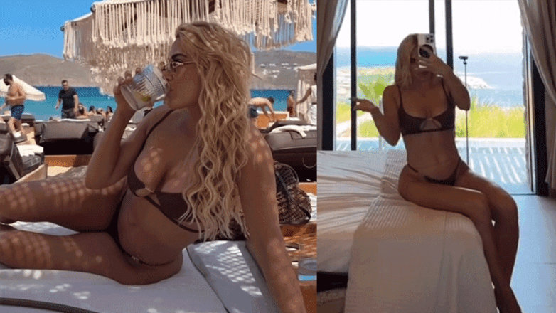 Η Ιωάννα Τούνη ξεκίνησε τις διακοπές της στη Μύκονο: «Όλο τον χειμώνα αυτό περίμενα» – Βίντεο