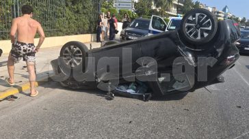 Φωτογραφίες από τη σύγκρουση τριών οχημάτων στη Γλυφάδα