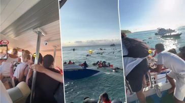 Συγκλονιστικό βίντεο με σκάφος που βυθίζεται