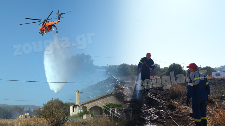 Χωρίς ενεργό μέτωπο η φωτιά στην Ανάβυσσο