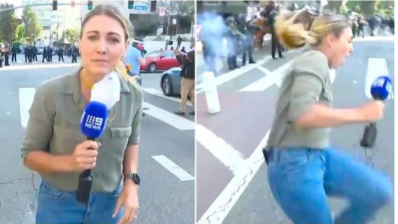 Η Αυστραλία εγείρει ζήτημα για τον τραυματισμό της ρεπόρτερ στο Λος Άντζελες Η Αυστραλία εγείρει ζήτημα για τον τραυματισμό της ρεπόρτερ στο Λος Άντζελες