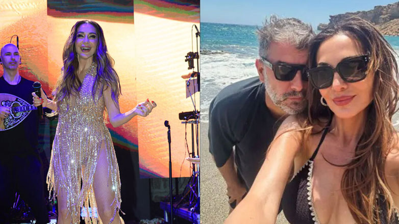 Δέσποινα Βανδή σε Βασίλη Μπισμπίκη: «Ποια άλλη θα τα έκανε για εσένα όλα αυτά;» – Το βίντεο από τις διακοπές τους στη Μύκονο