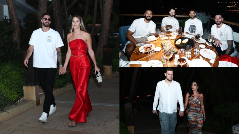 Ολυμπιακός: Το πανηγυρικό δείπνο για την κατάκτηση του πρωταθλήματος μπάσκετ – Οι εντυπωσιακές σύντροφοι των παικτών