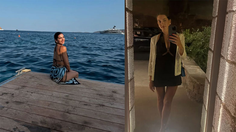 Σταματίνα Τσιμτσιλή: Στον Πόρο με την οικογένειά της για το τριήμερο του Αγίου Πνεύματος