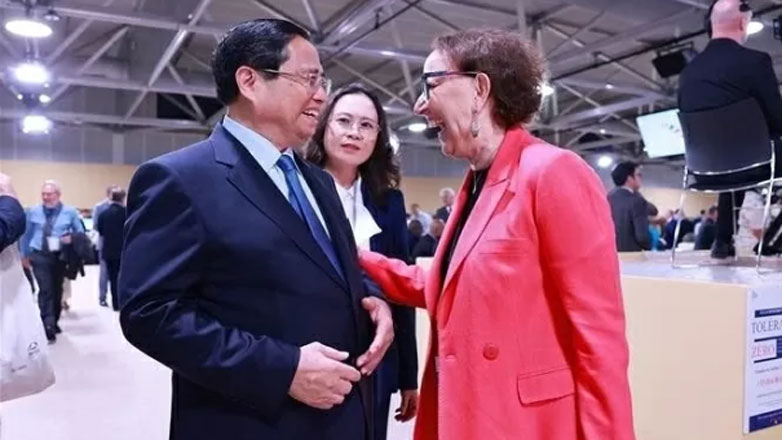 Ο πρωθυπουργός του Βιετνάμ Pham Minh Chinh συναντήθηκε με ηγέτες χωρών και διεθνών οργανισμών