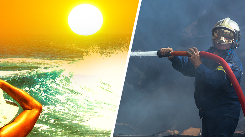 Κοκτέιλ ζέστης και μποφόρ φουντώνουν τον κίνδυνο πυρκαγιάς