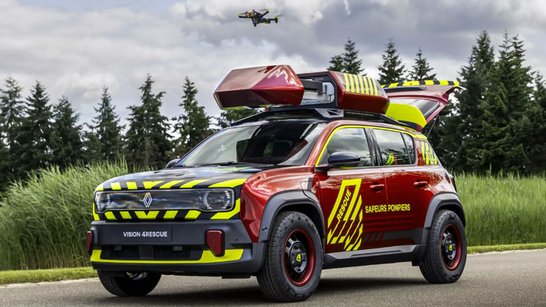Vision 4Rescue: Το Renault 4 που «γεννήθηκε» για να βοηθά στις δύσκολες καταστάσεις